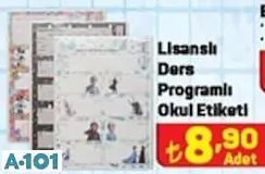 LİSANSLI DERS PROGRAMLI OKUL ETİKETİ LİSANSLI DERS PROGRAMLI OKUL ETİKETİ